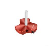 Zoegneer Alésoir professionnel en PVC triple lame, ensemble d'outils de montage annexe 40 avec tige hexagonale en acier inoxydable pour réparation de plomberie en plastique CPVC ABS rouge (4)