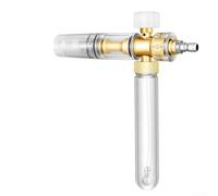 Zoegneer Applicateur de mousse avancé pour nettoyeurs haute pression avec buse à connexion rapide, distributeur de mousse réglable, outil de lavage de voiture fabriqué à partir d'alliage pour allées