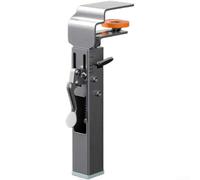 Zoegneer Clip de tiroir latéral en acier inoxydable avec plage de serrage réglable de 10 à 35 mm et coussinets en silicone antidérapants pour une installation rapide du travail du bois sans tenue