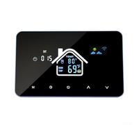 Zoegneer Contrôleur de température intelligent avec écran tactile LCD de 43 pouces pour Tuya pour chauffage électrique ou eau par le sol prend en charge et Fahrenheit avec manuel et A (eau 3 A)