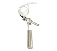 Zoegneer Interrupteur à flotteur en acier inoxydable 0-220 V - Jauge de niveau M10 - Filetage horizontal - Contrôleur de niveau de liquide monté sur le côté pour tour d'eau
