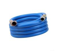 Zoegneer Kit de tuyau pulvérisateur de peinture sans air haute pression 5 m tuyau principal 5 m tuyau fouet flexible 8500 PSI tube intérieur en nylon double renfort en fibre PU manchon d'éraflure PTFE