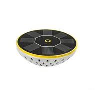 Zoegneer Lampe solaire flottante IPX8 LED étanche avec télécommande Modes multicolores pour bassin de jardin 14 cm (jaune, 1 pièce)