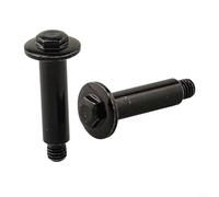 Zoegneer Lot de 2 boulons de roue d'épaule 614650 pour tondeuse Toro - Support de pneu - Poulie de roulement - Kit de réparation pour tondeuse à gazon - Pour modèles de recyclage - Équipement de