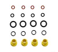 Zoegneer Lot de 20 joints toriques en caoutchouc pour nettoyeur haute pression Karcher K2 K3 K4 K5 K6 Noir et rouge