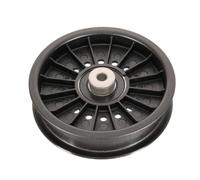 Zoegneer Poulie de renvoi plate AUC20592 - Pièce moteur pour tondeuse à gazon et souffleuse à neige - Poulie de rechange en métal lisse - Transmission de puissance pour différents modèles de moteur