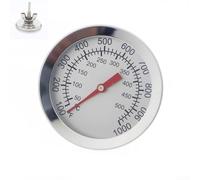 Zoegneer Thermomètre de barbecue en acier inoxydable de rechange pour Weber II 200 300 Series E S 210 220 310 Q120 Q220 Q300 Q320 Argenté/doré C pour numéros de pièce 65040 67031 75