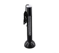 Zoegneer Thermomètre flottant pour bain de glace, étang, piscine, compteur de température de l'eau avec corde ABS et tube en verre de 0 à 50, 30 à 120 Fahrenheit blanc, noir, bleu (noir)