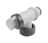 Zoegneer Valve à piston de piscine compatible avec les pompes Intex 28635EG 28633EG - Kit de valve d'entrée en plastique pour tuyaux de 3,8 cm (1 pièce)