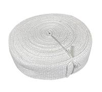ZOENAE Sangle Ignifuge en Fibre de céramique - Longueur 30 m Épaisseur 3 mm Anti-Haute température 2400 ℉ Matériau Ignifuge Bande de Ceinture Ruban Ruban Isolant de Tuyau (Size : Width30mm)