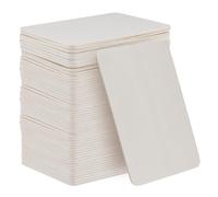 ZOENHOU Lot de 50 Planches de Contreplaqué Balsa 100x150x2,5mm - Plaques de Bois Naturel pour Modélisme, Bricolage, Art et Décoration