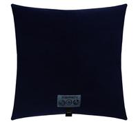 Zoeppritz 702291-595-40x40 Housse de Coussin en Polaire Douce avec Toucher Cachemire distinctif, Couleur : Bleu Marine foncé 595, Facile d'entretien, Convient aux Personnes allergiques, Dimensions :