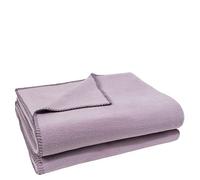 Zoeppritz since 1828 Plaid en Polyester Viscose, 405 Pale Lavender, 180 x 220 cm