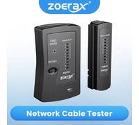 ZoeRax testeur de câble Ethernet réseau pour LAN RJ45 Cat5 Cat5e Cat6 Cat6a Cat7 UTP/câble blindé et RJ11 RJ12 Black