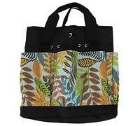Zoeyilan Sac à Outils de Jardin, Sac de Jardinage à imprimerie de Fleurs, Sac fourre-Tout d'Oxford Garden, Sac de Rangement à Outils de Plante de Jardin, Usure résistante et réutilisable