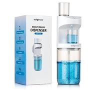 ZOFGENOW Distributeur automatique de rince-bouche pour salle de bain, accessoires de salle de bain, distributeurs de 50 ml avec tasses magnétiques, distributeur mural, convient à tous les groupes