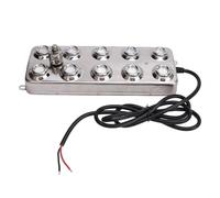 Zohisin 10 brumisateurs avec Coque en Acier Inoxydable 304 pour humidificateur d'étang, Conception de Paysage intérieur et extérieur, Sortie de Brouillard Dense et puissante, silencieuse