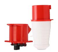 Zohisin Prise de Courant Industrielle 32a Prise de Courant triphasée Ac380v 415v Ip44 évaluée pour Les endroits extérieurs d'intérieur de Centrale électrique de métallurgie de Quai