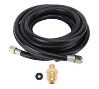 Zohisin Tuyau de Conduite de gaz Haute Pression, 20 Pieds, 3/8 Pouces, Femelle vers/8 Pouces, Mnpt RV, pour Chauffage de Fosse de Gril