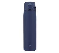 Zojirushi Mahobin SM-VB72-AM Tasse en acier inoxydable, grande capacité, 720 ml, type One-Touch, arrêt sans couture, seulement 3 points de nettoyage, bleu marine