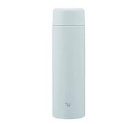 Zojirushi SM-GA60-HL Lot de 2 bouteilles d'eau, bouchon sans couture, grande capacité, 600 ml, vis , tasse en acier inoxydable, gris glacier, rondelle intégrée, facile à nettoyer