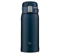 Thermos Zojirushi en acier inoxydable avec isolation sous vide, 360 ml, bleu marine