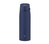 Zojirushi SM-VB60-AM Mahobin Tasse en acier inoxydable, grande capacité, 600 ml, type One-Touch, bouchon sans couture, seulement 3 points de nettoyage, bleu marine