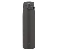 Zojirushi SM-VB72-BM Tasse en acier inoxydable, bouteille d'eau, grande capacité, 720 ml, type One-Touch, arrêt sans couture, seulement 3 points de nettoyage, noir doux