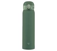 Zojirushi SM-WA60-GD Bouteille d'eau avec tasse en acier inoxydable sans couture 0,60 l Kaki