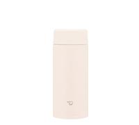 Zojirushi Su-AA36-CP Tasse en acier inoxydable, bouteille d'eau, 360 ml, type à vis, passe au lave-vaisselle, bouchon sans couture, seulement 2 points de nettoyage, beige coucher de soleil