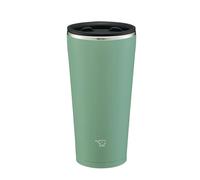 Zojirushi SX-FA45-GZ Gobelet en acier inoxydable avec couvercle, rétention du chaud et du froid, 0,45 l, vert cendré