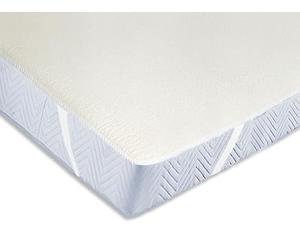 ZOLLNER Protège-Matelas en 120x200 cm - Surmatelas avec élastiques Pratiques aux Coins - Convient aux Personnes allergiques - Coton - Lavable à 95°C - qualité hôtelière