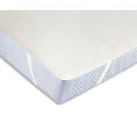 ZOLLNER Protège-Matelas en 80x200 cm - Surmatelas avec élastiques Pratiques aux Coins - Convient aux Personnes allergiques - Coton - Lavable à 95°C - qualité hôtelière