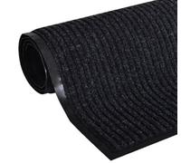 ZOLTA Paillasson Extérieur et Intérieur - Tapis Entree Antidérapant - Anti-Salissures Lavable - Tapis d'entrée de Chaussure - Tapis de Porte d'entrée - Noir - 120x180cm