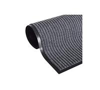 ZOLTA Paillasson Extérieur et Intérieur - Tapis Entree Antidérapant - Anti-Salissures Lavable - Tapis d'entrée de Chaussure - Tapis de Porte d'entrée - Gris - 80x120cm