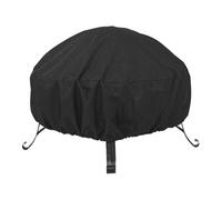 ZONADAH Housse de foyer de 100 cm, robuste, imperméable, ronde, avec revêtement en PVC épais, cordon de serrage, couverture complète, housse de cheminée de terrasse