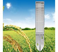 ZONADAH Pluviomètre 120 ml en plastique à double échelle, pluviomètre, jauge d'eau claire, jauge d'eau de sol pour jardin, pelouse extérieure