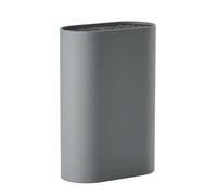 ZONE Bloc à couteaux Cool Grey | Plastique | Ovale