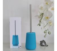 ZONE Brosse à WC NOVA Turquoise Céramique avec Soft-Touch env. 37 cm H | ZO-351048