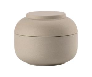 Zone Denmark Bocal avec couvercle Sensu Ø10.5x7.5 cm Taupe