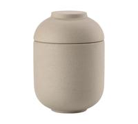 Zone Denmark Bocal avec couvercle Sensu Ø6.5x9 cm Taupe