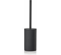 Zone Denmark Brosse pour toilettes Karma, Ensemble brosse pour toilettes, Garniture WC, Brosse pour toilettes, Grès, Noir, 10047