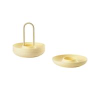 Zone Denmark Coquetiers avec support Singles. lot de 4 Limestone