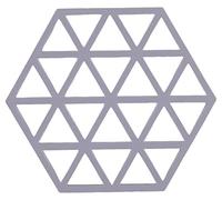 Zone Denmark - Dessous De Plat Triangle en Silicone - Design GéoméTrique Moderne - Résistant À 250°C - Lave-Vaisselle - Dimensions 16 x 14 x 0,9 cm - Lavande