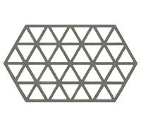 Zone Denmark - Dessous De Plat Triangle en Silicone - Design GéoméTrique Moderne - Résistant À 250°C - Lave-Vaisselle - Dimensions 24 x 14 x 0,9 cm - Matcha
