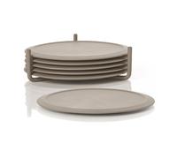 Zone Denmark Dessous de verre avec support Singles. lot de 6 Taupe