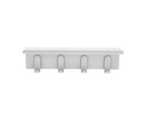 Zone Denmark Étagère de couloir A-Hallway shelf avec porte-manteaux Gris clair