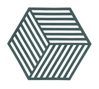 Zone Denmark Hexagon Dessous de Plat en Silicone Lilas 16 x 14 cm