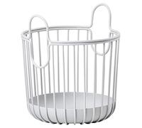 ZONE DENMARK Inu Panier de Rangement Petit Panier de Rangement pour Cuisine, Salle de Bain, Chambre d'enfant, Bureau à Domicile, en Métal, Diamètre: 10.5cm, Hauteur 13.5cm, Gris Doux