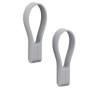 ZONE DENMARK - Loop Magnet - lot de 2 sangles magnétiques - porte-torchons, porte-serviettes en silicone & aimants puissants - accroche sur tout - facile à̀ installer et retirer - gull grey (gris)